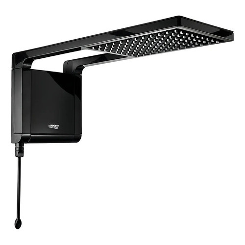 Chuveiro Elétrico De Parede Lorenzetti Acqua Ultra Storm Preto 5500w 127v 5.5 Kw