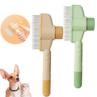 Nova - Rasqueadeira Pet Escova Removedora Tira Pelos Cachorros Gatos