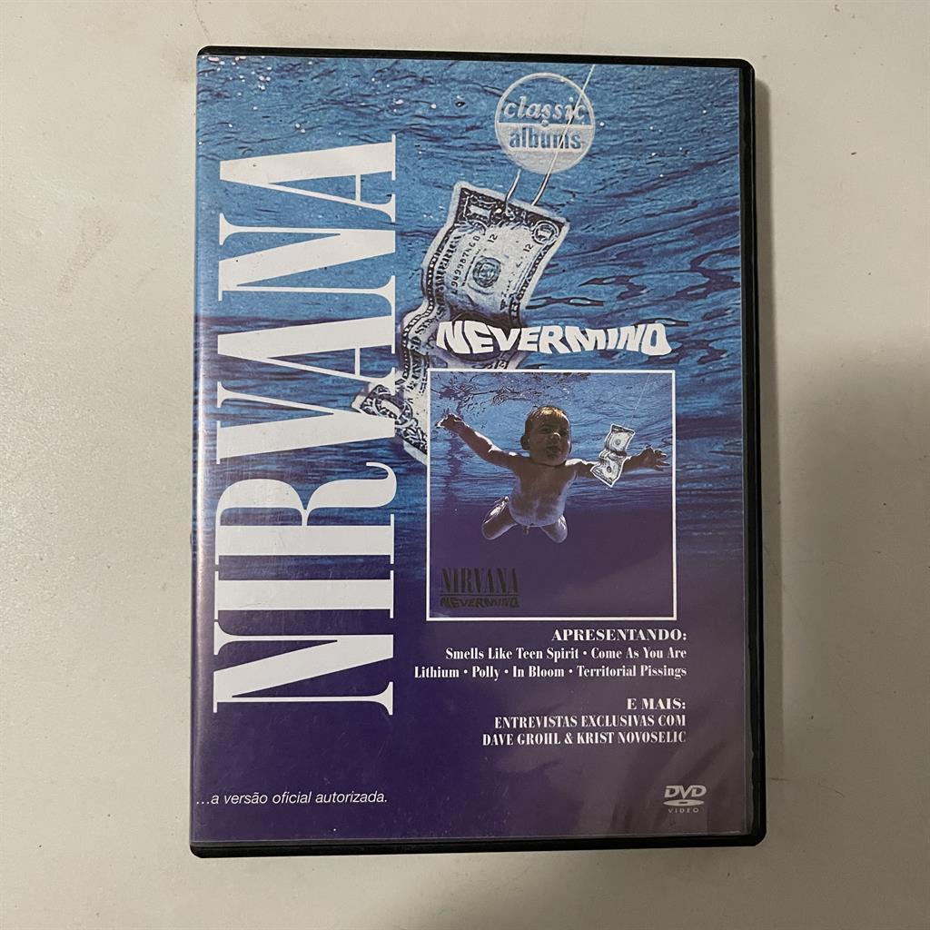 DVD DVD Nevermind direção Nirvana