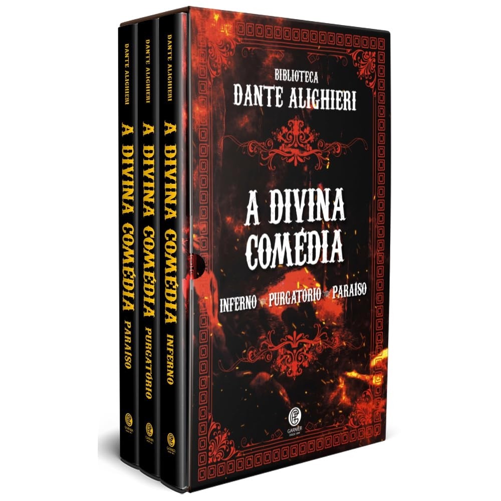 Box A Divina Comédia 3 volumes - Inferno, Purgatório e Paraíso autor Dante Alighieri