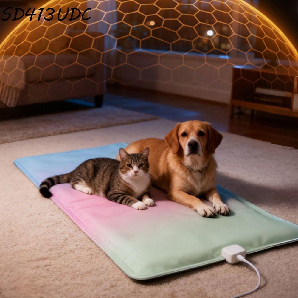Cobertor Elétrico Para Animais De Estimação SD413UDC , Cama De Cachorro Com Aquecimento À Prova D'água Quente , Almofada