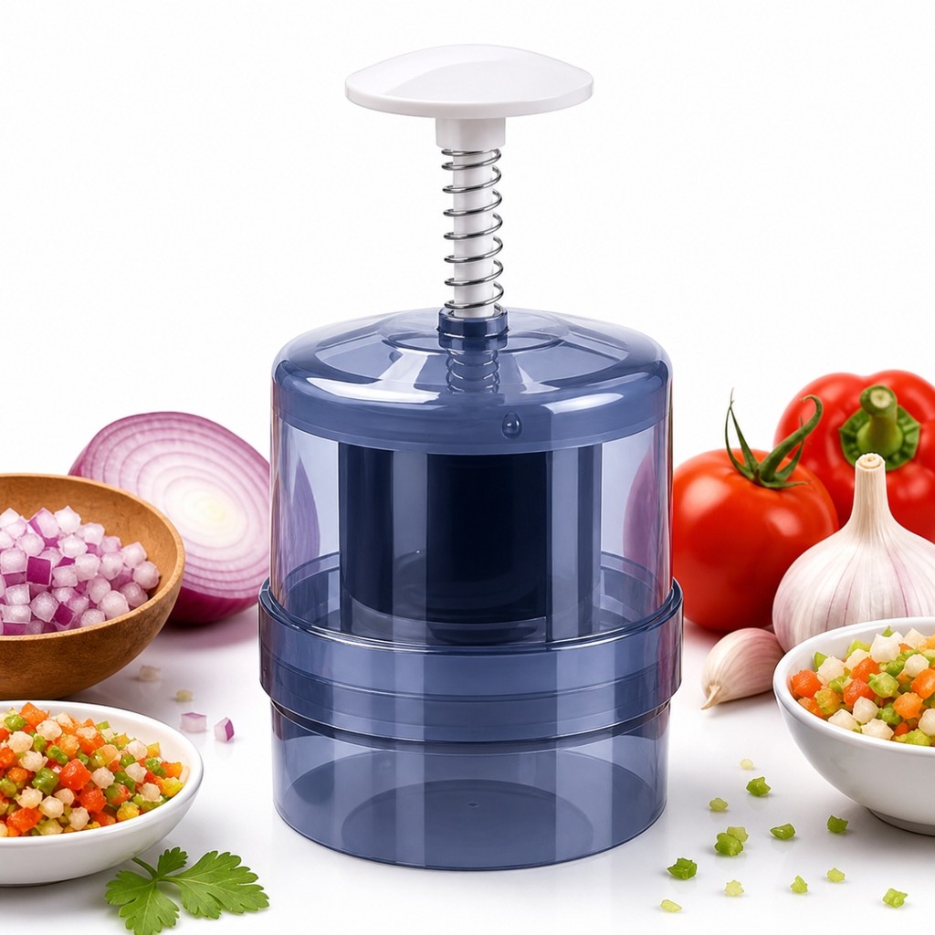 Processador Manual Alimentos Triturador Cozinha