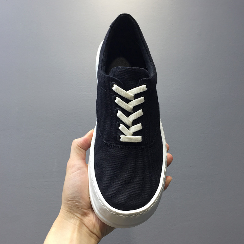 Sapatos de lona tênis masculinos verão dedo do pé torto sapatos masculinos de sola leve sapatos casuais japoneses simple