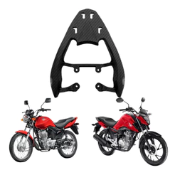 Suporte Bagageiro Moto Baú Cg 125 Cg 150 Cg 160 Fan Start Scam Fiber Force