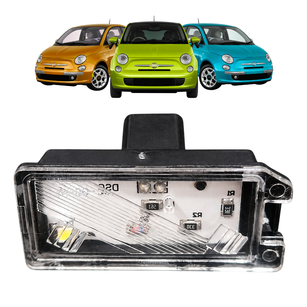 Lanterna Luz Placa Fiat 500 Após 2012 lado esquerdo
