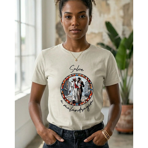 Camiseta Algodão Zé Pelintra Malandro4 Axé Umbanda Candomblé-Offwhite,P(Offwhite,P)
