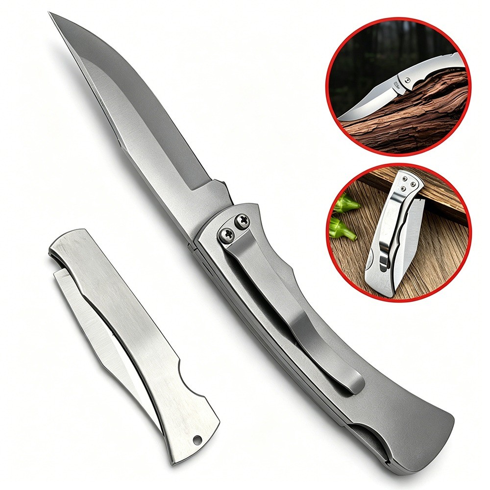 🛠️ 🔪Canivete Zebu Barretos Resistente | Abertura Uma Mão Uso Diário Trava Segurança Clip Bolso Aço Inox Não Enferruja