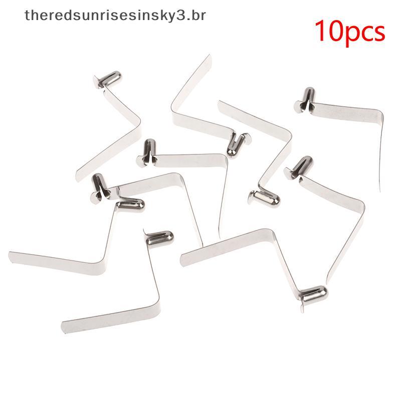 TSBR 10 Pçs Clipes De Mola Loing Tubo Pino Push Clip Para Tenda Pólo Caiaque Paddle 6mm Board Acessórios Acampamento .