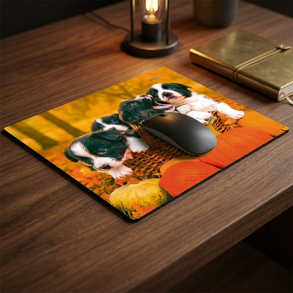 Mouse Pad Cachorros My Pet App-Tech 18x22cm Antiderrapante Para Trabalho e Jogos