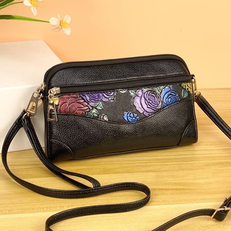 Bolsas femininas novas em 2026 impressas bolsa mensageiro bolsa de ombro de fundo largo bolsa de concha rosa bolsa de mã