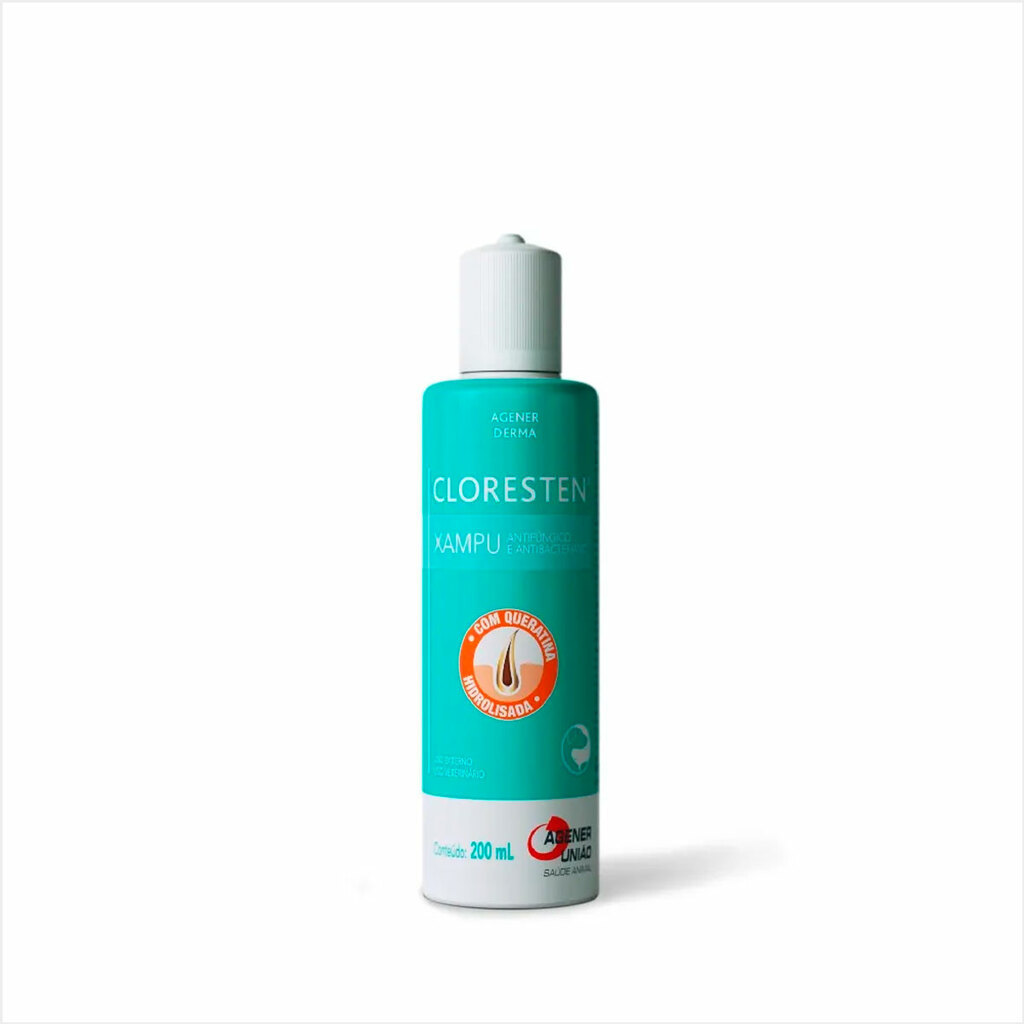 Cloresten 200ml Shampoo Dermatológico Agener Clorexidina