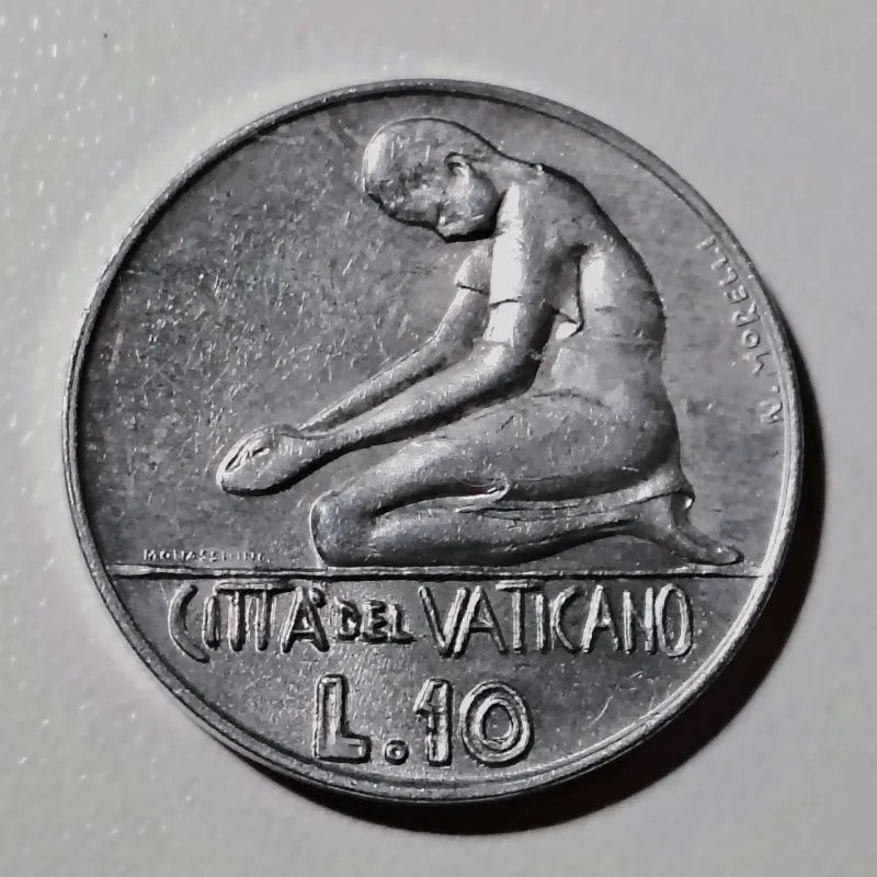 País: Vaticano 1978 - 10 Liras - Elimatec Moedas Antigas.