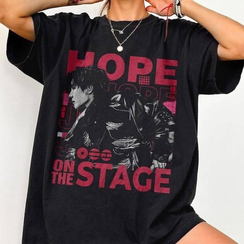 「BR.Moonlight」Camiseta Unissex J Hope BTS My Hope Estampa Exclusiva Confortável Divertida Estilosa Moda Casual