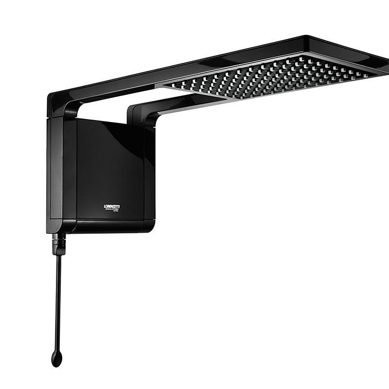 Chuveiro Eletrônico Lorenzetti Acqua Storm Ultra 5500w 127v Preta