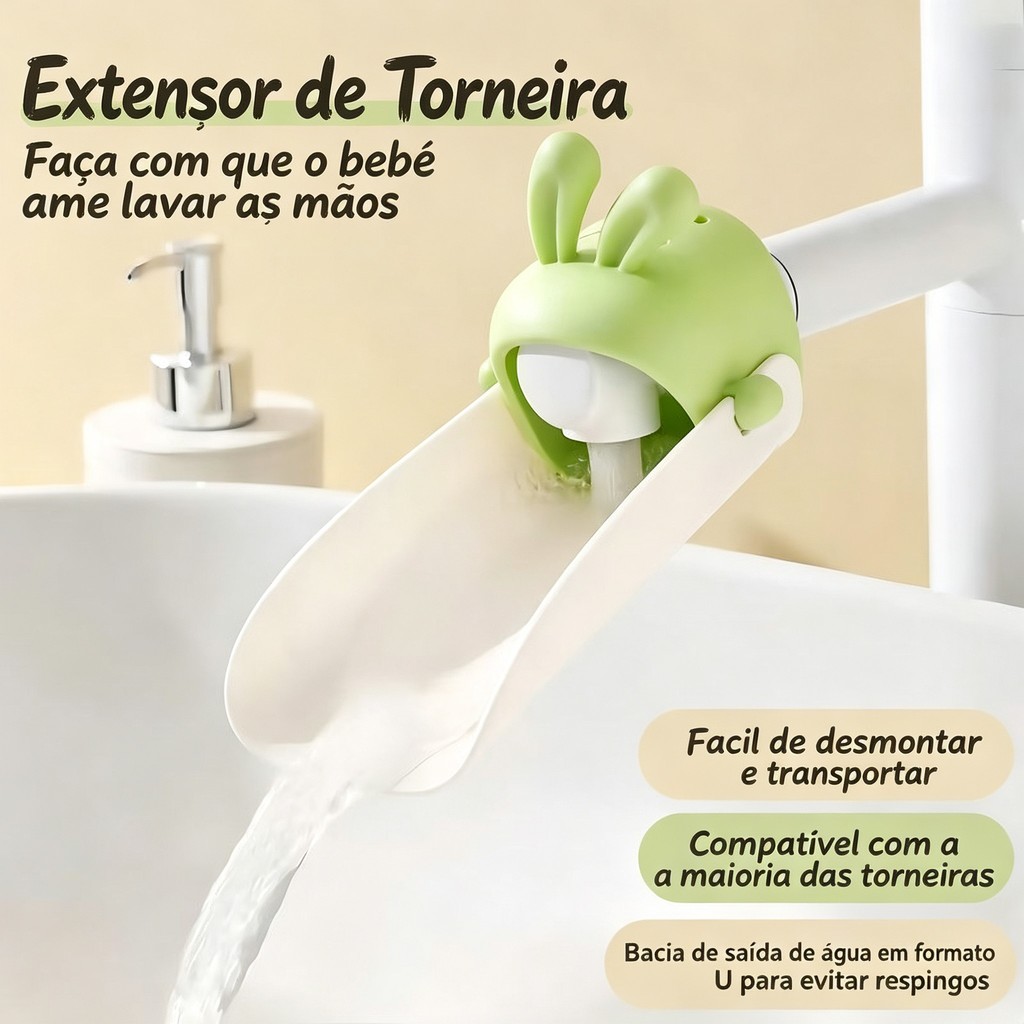 Extensor De Torneira De Silicone Criança Crianças Reach Torneira De Água De Borracha Mão Lavagem Banheiro Pia DoBanheiro