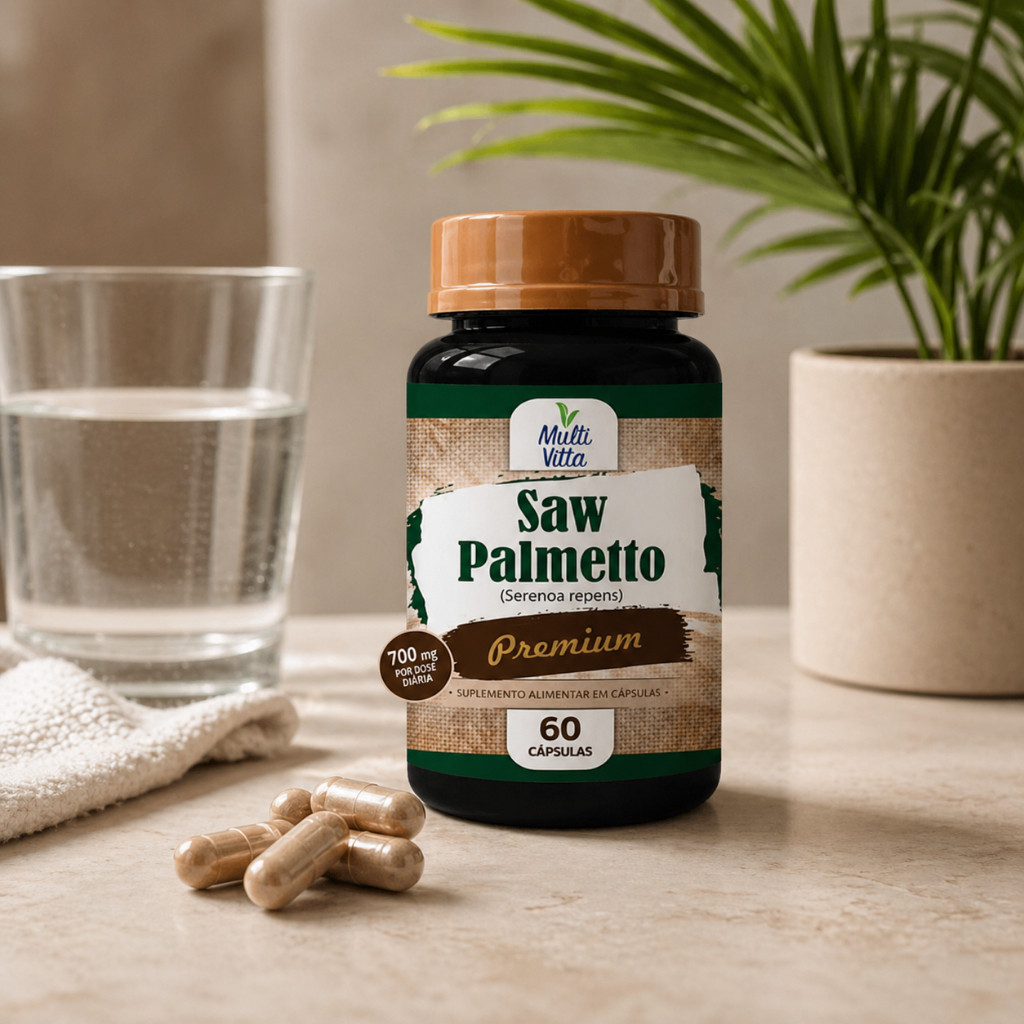 Saw Palmetto (Serenoa repens) 700mg 60 Caps | Multivitta