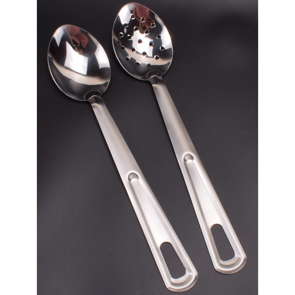 Colher masculina de aço inoxidável, coador, colher para fritar, serviço mais estilo ocidental, colher para fritar, Buffe