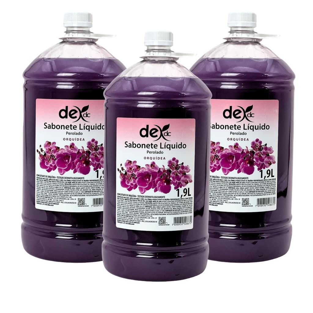 Kit 3 Sabonetes Liquido Dex Orquídea 1,9L - Soft Fix