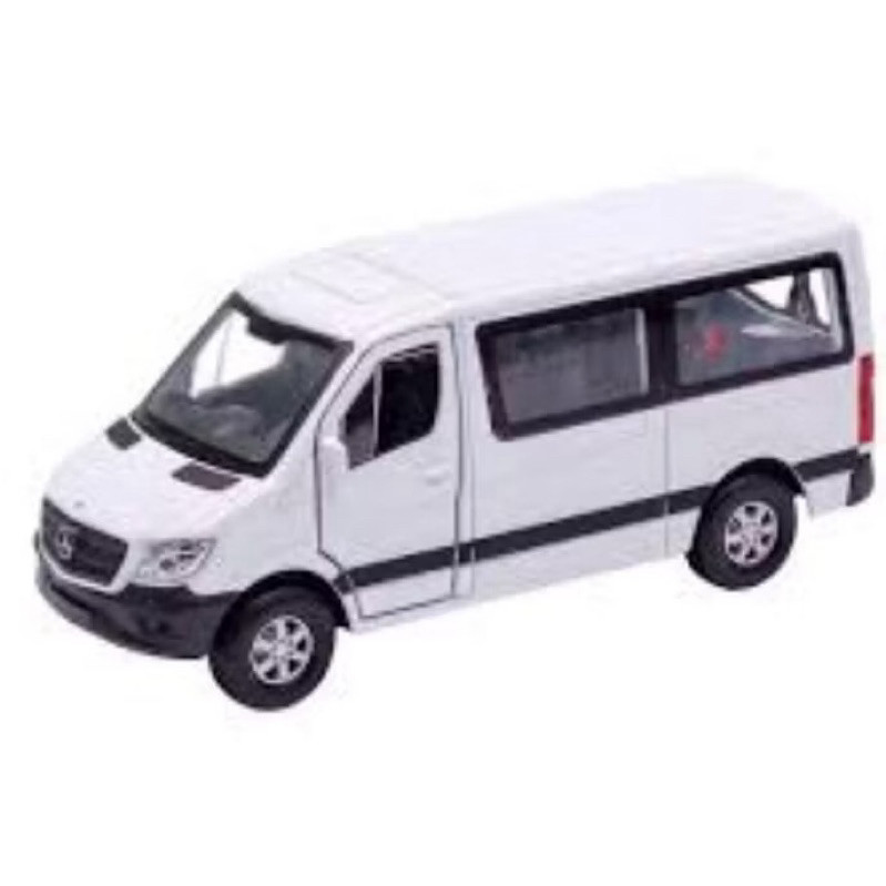 Miniatura Carro Van Mercedes-benz Sprinter Ferro 1:48 van miniatura sprinter traverline passageiro