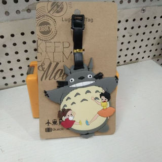 Etiqueta de bagagem Etiqueta de nome Spirited Away Meu vizinho Totoro Etiqueta de bagagem masculina sem rosto KTIE