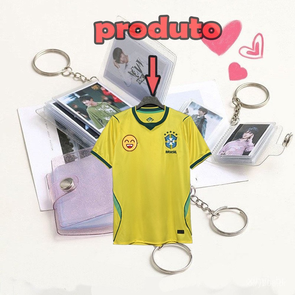 Mini Álbum De Fotos , Chaveiro Fofo , Porta-Cartões Transparente , Armazenamento Portátil De Imagens ENIA