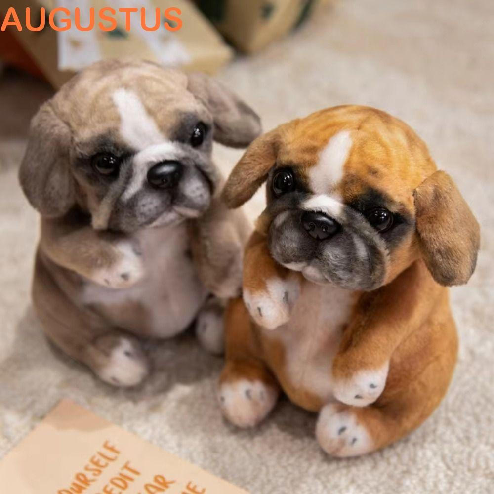 AUGUSTUS Recheado Poodle Pug , Simulação De Animais De Pelúcia Filhote De Cachorro Brinquedos , Bonito Fofo Lilelike Bon