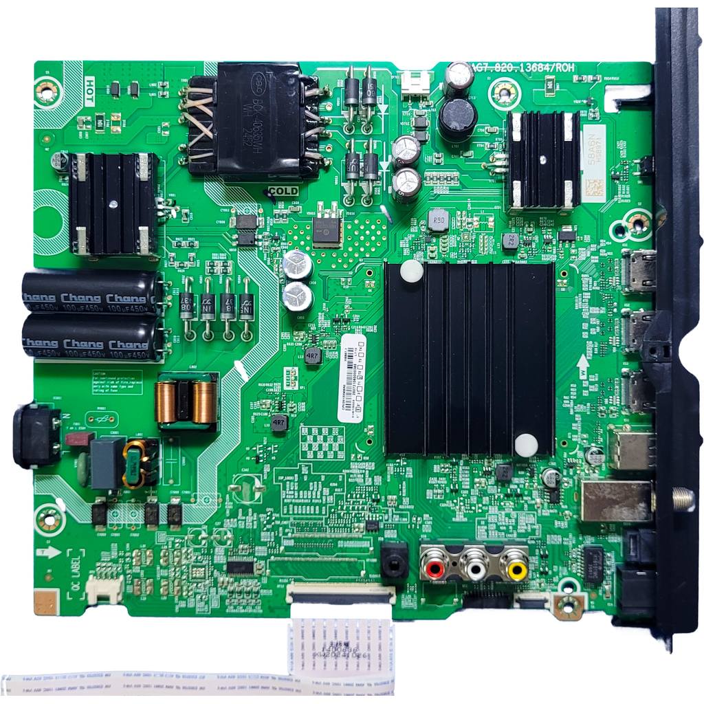 PLACA PRINCIPAL PARA TV 58A6N MODELO RSAG7.820.13684