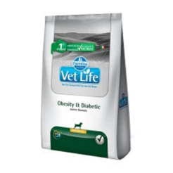 Ração Vet Life Obesity e Diabetic para Cães Adultos de Raças Mini e Pequenas 2Kg