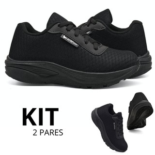 Kit Tenis Infantil Menino Menina Macio Escolar