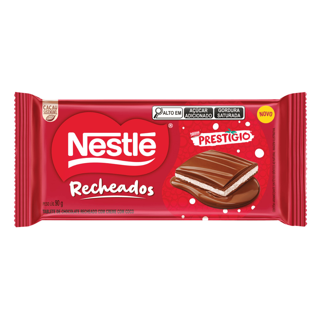 Prestígio Tablete Chocolate Recheado