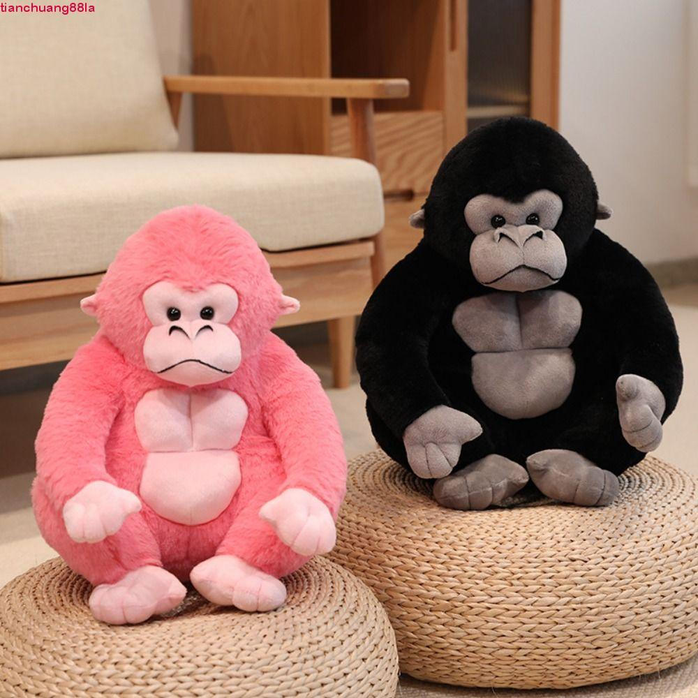 TIANCHUANG Gorila Brinquedo De Pelúcia , Travesseiro Brinquedos Chimpanzé Orangotango Boneca Recheada , Animal Macaco