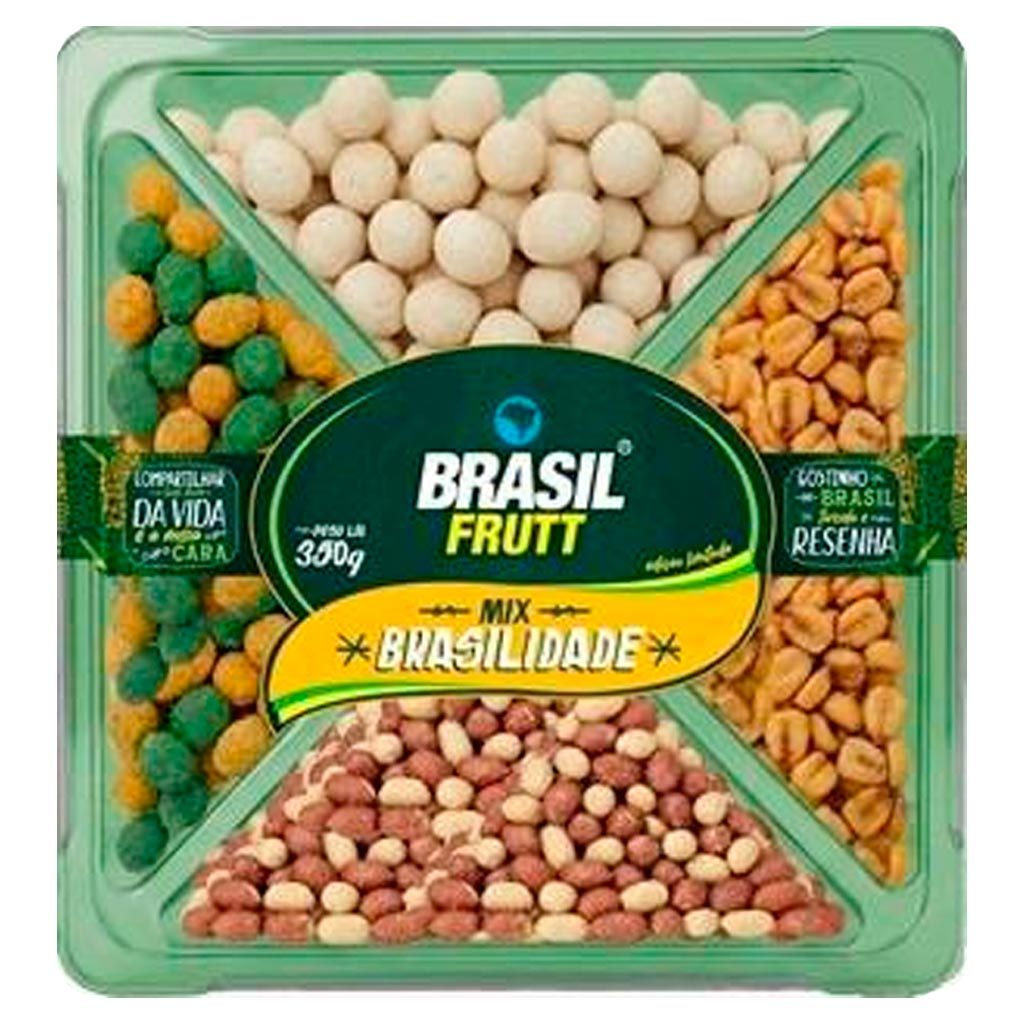 Bandeja de Petiscos Mix Brasilidade 350g - Brasil Frutt