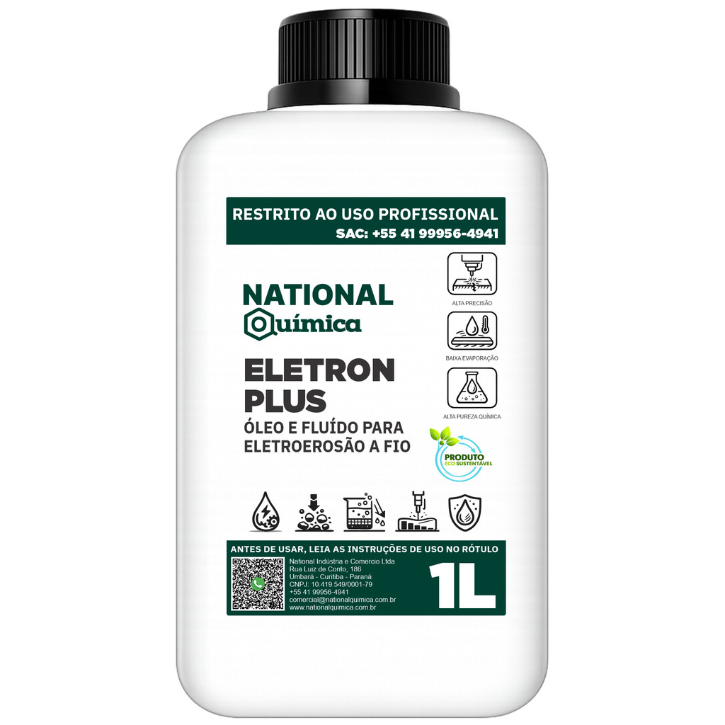 Óleo para Eletroerosão a Fio 1 L Eletron Plus National Química