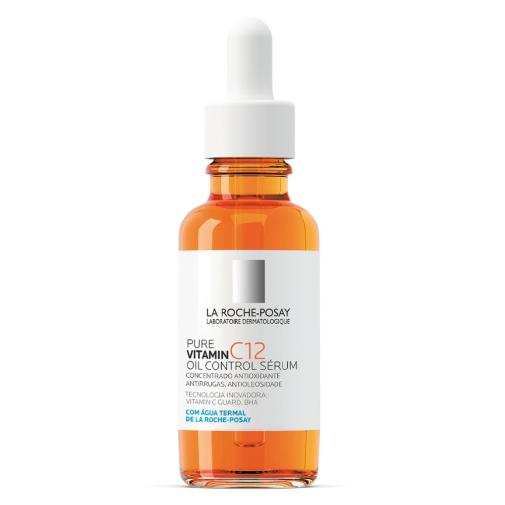 Sérum La Roche Posay Pure Vitamin C12 Oil Control Antirrugas Antioleosidade 30ml