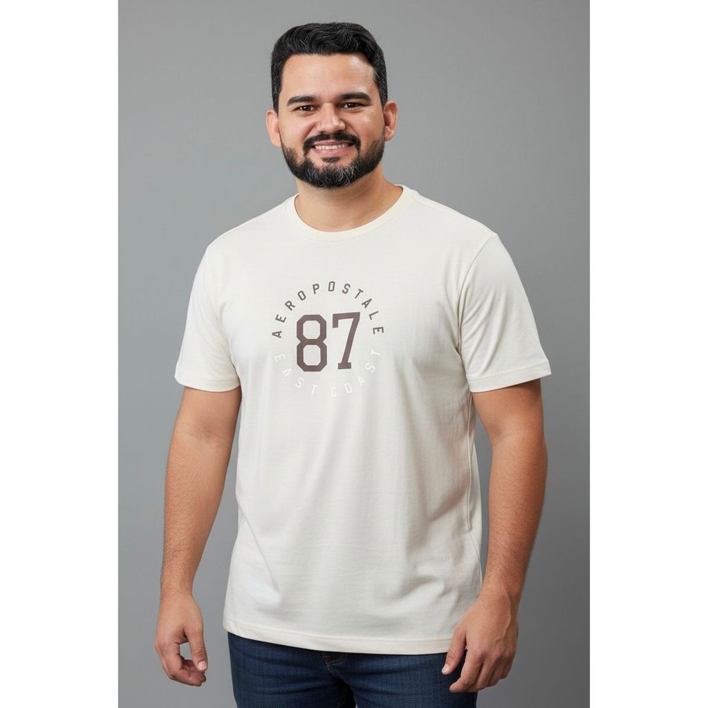 Camiseta Masculina Aéropostale 87 Silk  Ref.87120110