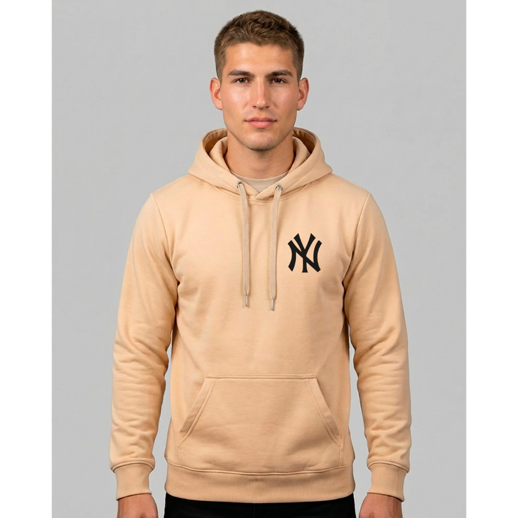 Blusa Moletom Blusão Canguru New York NY Unissex Masculino e Feminino Com Interior Peluciado 310g 60% Algodão