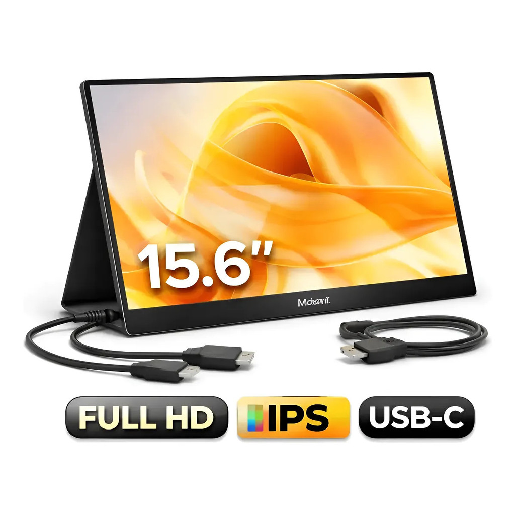 Monitor Portátil 15.6  Full Hd Hdmi Usb-c Ips 60hz Dobrável