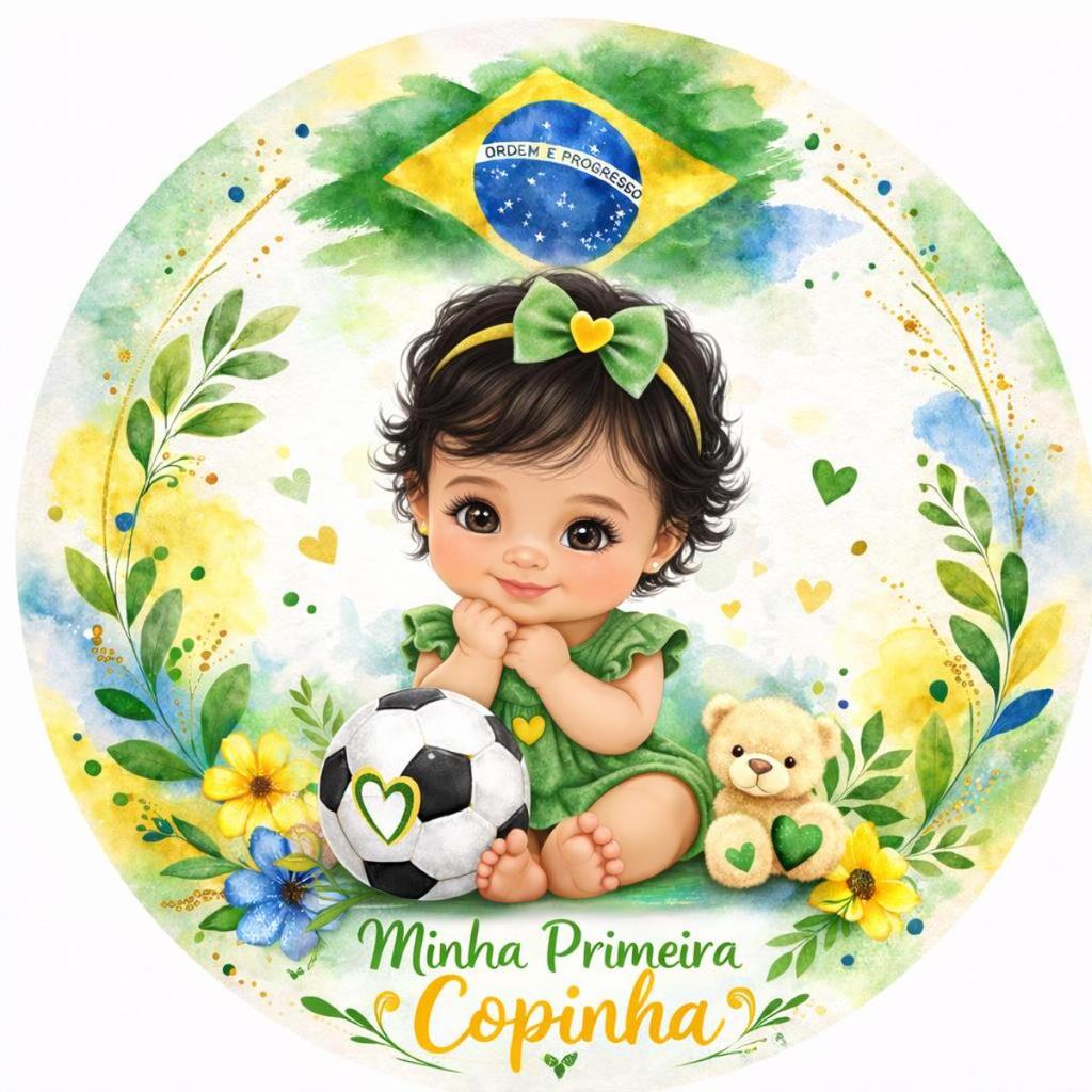 Capa Mini Painel 50x50 Personalizada Festa na Mesa e Decoração  - COPA MODELO 126