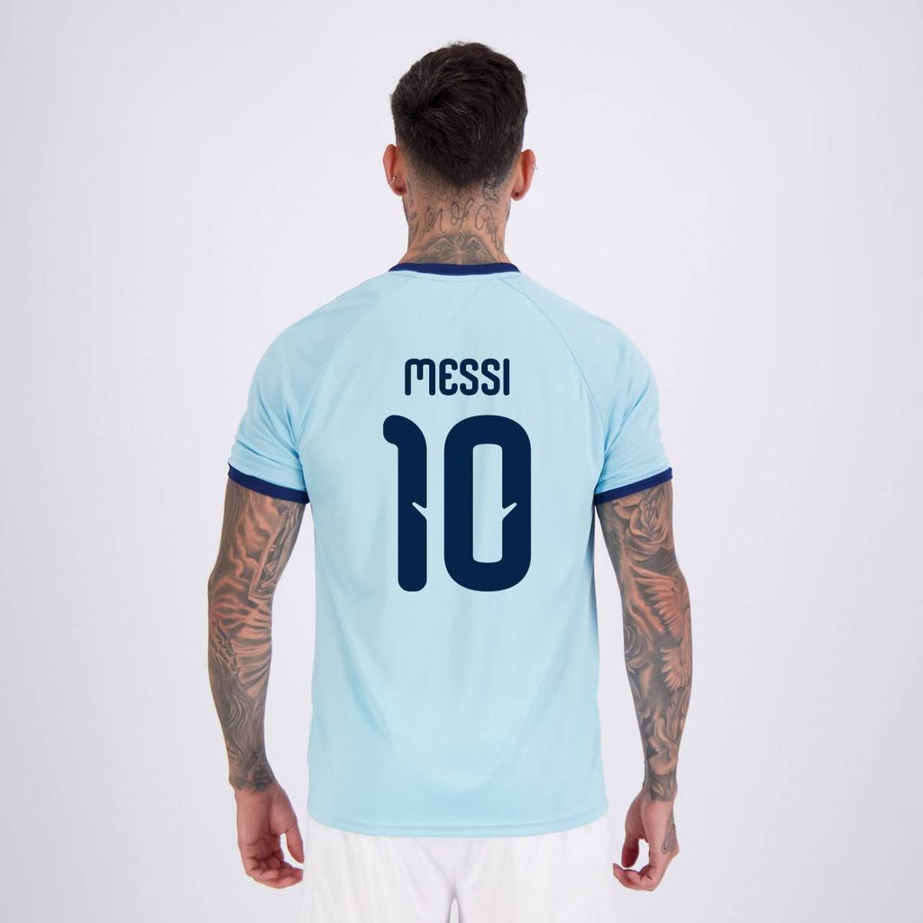 Camisa Argentina Lines Azul 10 Messi