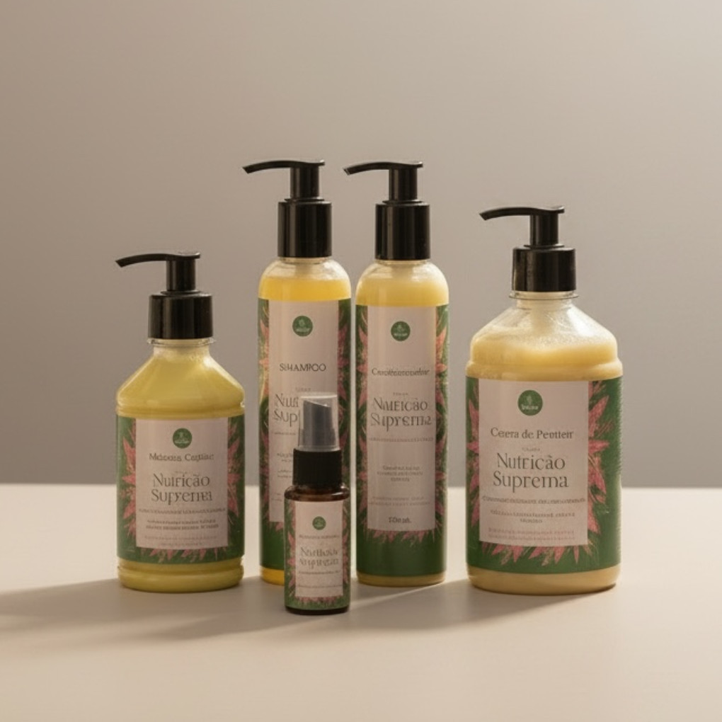 KIT COMPLETO DA LINHA NUTRIÇÃO SUPREMA ECOLITA – CUIDADO COMPLETO PARA SEUS CABELOS