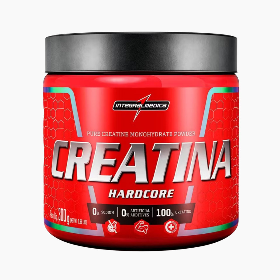 Creatina Integralmédica Hardcore 150g ou 300g Monohidratada 100% Pura Original