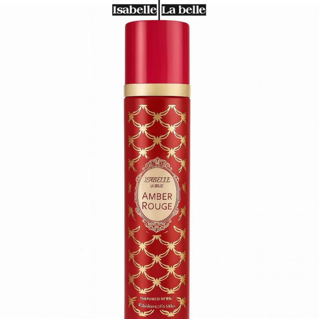 Body Splash Amber Rouge 300ml Marca Isabelle La Belle Feminino Floral Sensual Encantador
