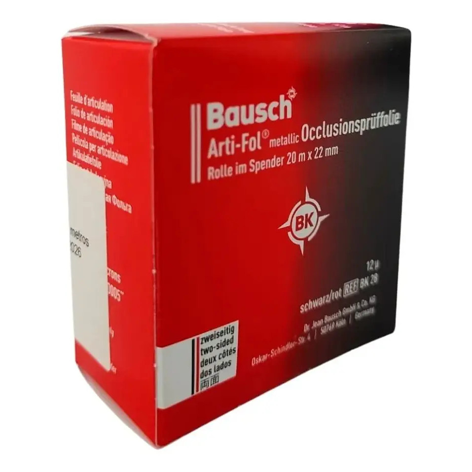 Papel Carbono Vermelho/preto Arti-fol 12 Micras Bk 28 Bausch