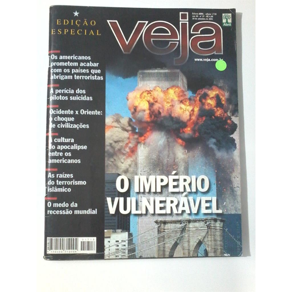 Revista Veja - O Imperio  Vulneravel - World Trade Center - Ediçao Especial autor Revista Veja - WTC World Trade Center