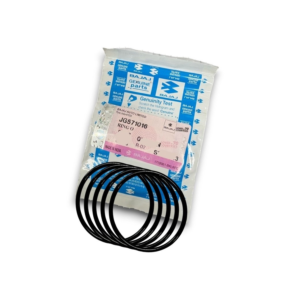 Kit 5 Anéis Vedação Filtro De Óleo Bajaj Dominar 200/250/400