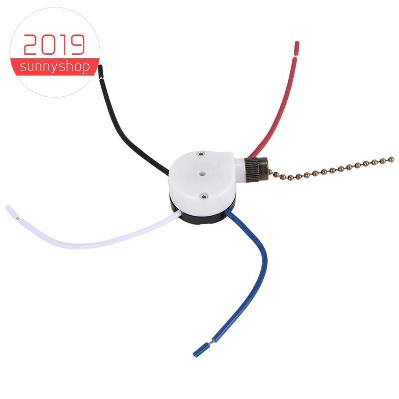 [Bestseller S] 1 Peça Interruptor De Luzes De Ventilador De Teto ZingEar ZE-208S E89885 3 Velocidades 4 Fios Corrente De