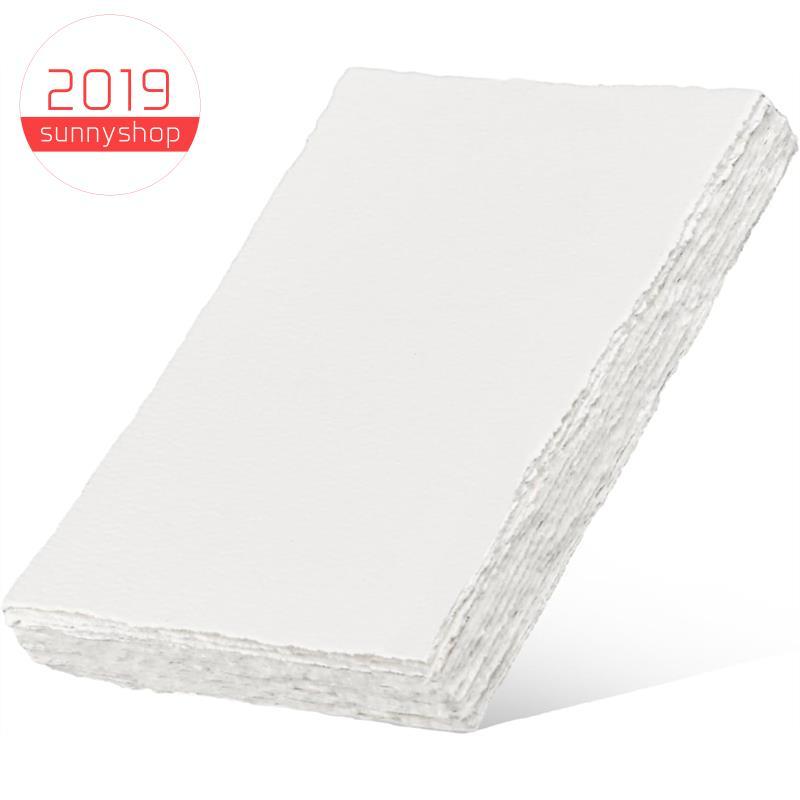 [Bestseller S] Papel Aquarela Grosso 300 GSM 25 Peças De Branco Feito À Mão Em , Para Cartões DIY , Pinturas 15.2 X 10.2