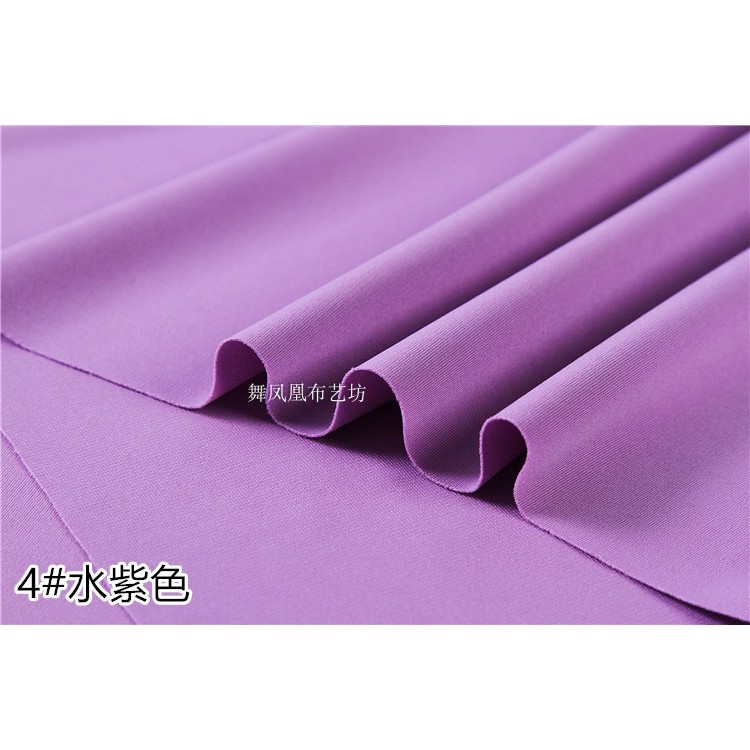Fino luz violeta água roxo completo poliéster malha tecido romano saia calças roupas superiores tecido estiramento
