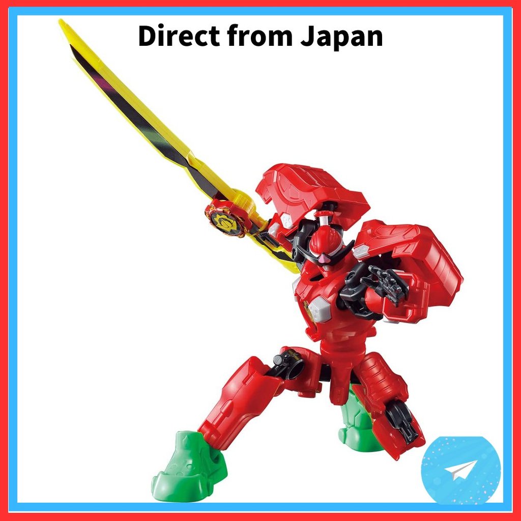 Mini-Pla Botaro Sentai Série 01 Conjunto Don Momotaro Alter - Inclui 6 doces Ramune (Botaro Sentai Don Brother)