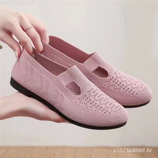 Sapatilhas ortopédicas casuais respiráveis macias, Sapatilhas ortopédicas femininas para caminhadas, Confortáveis sandál